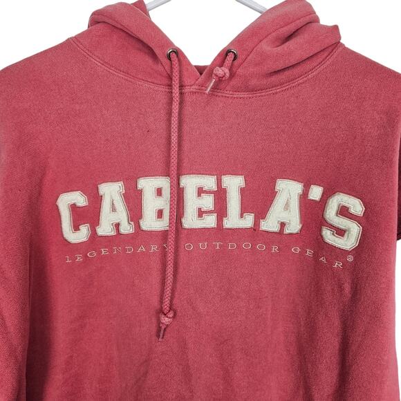 Cabela's Hoodie Pullover Hoodie Men M Pink Pullover Sweatshirt Hoodie Men - Picture 2 of 8